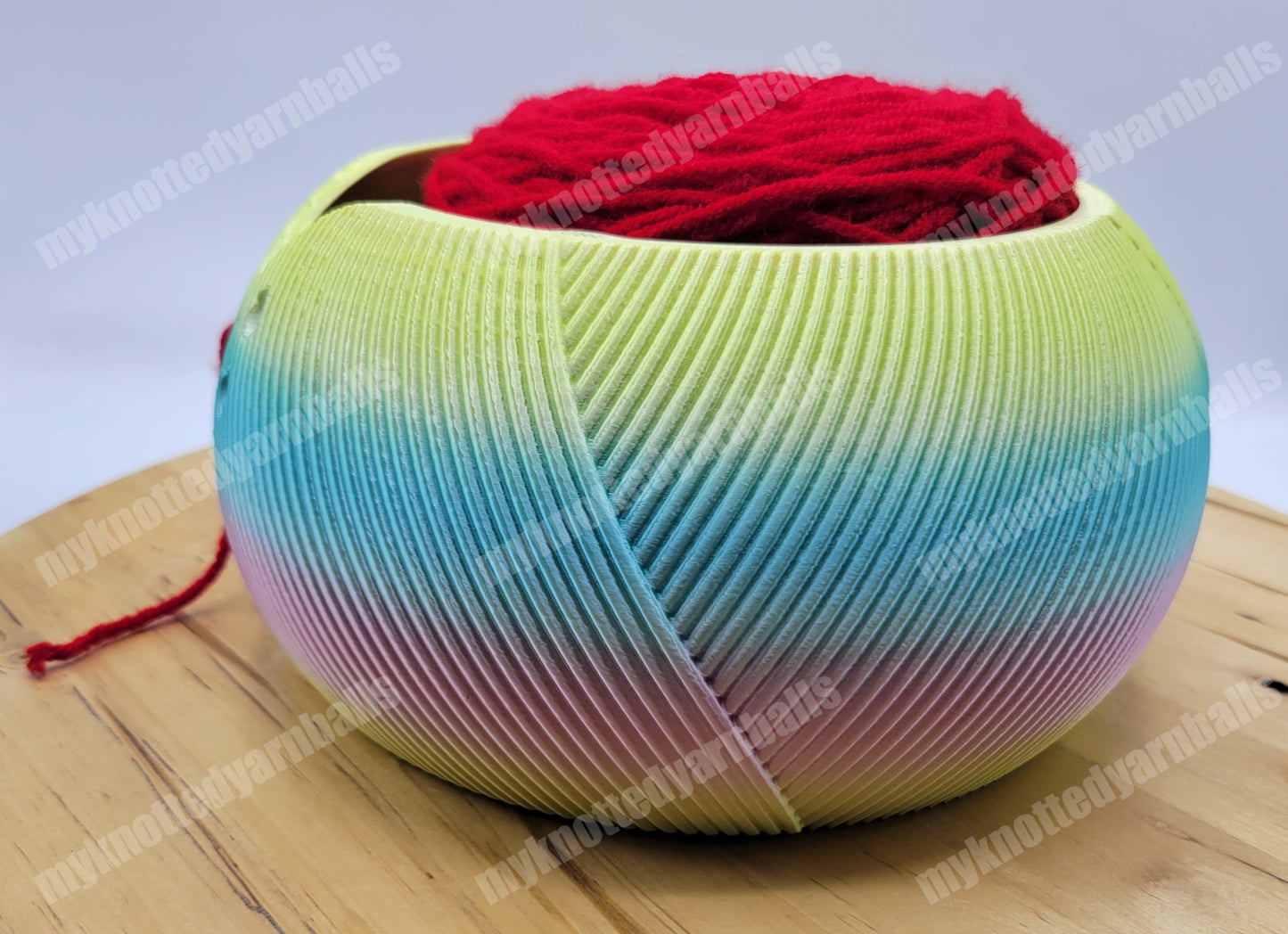 Large Elegant Yarn Bowl - Yarn Storage - High Quality Knitting or Crochet Bowl