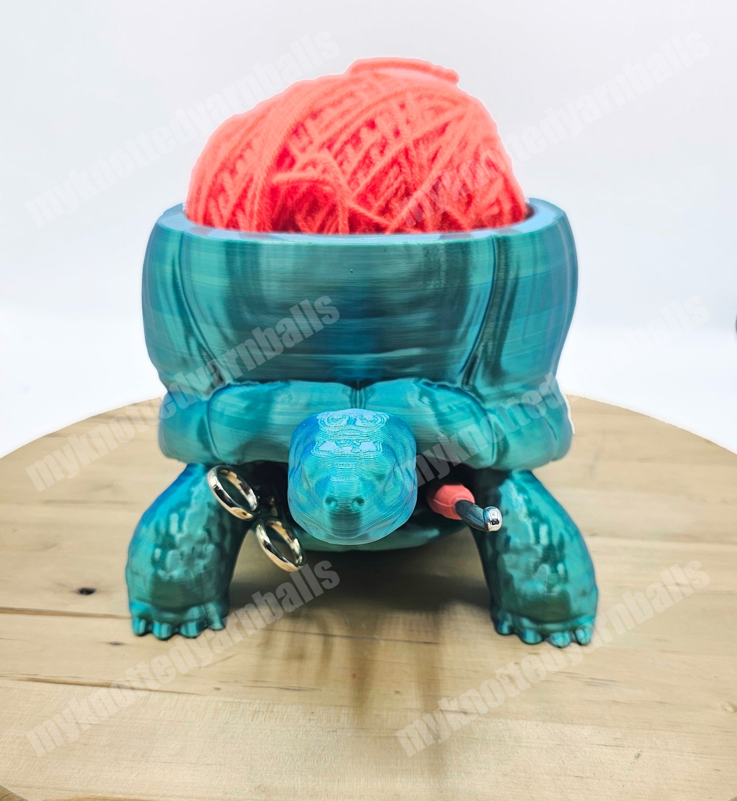 Turtle Yarn Bowl - Yarn Storage - High Quality Knitting or Crochet Bowl - Cute Tortoise Turtle Yarn Organizer Sea and Lake Animals