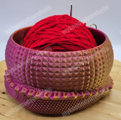 Large Fantasy Dragon and Egg Fantasy Bowl - Yarn Storage - High Quality Knitting or Crochet Bowl