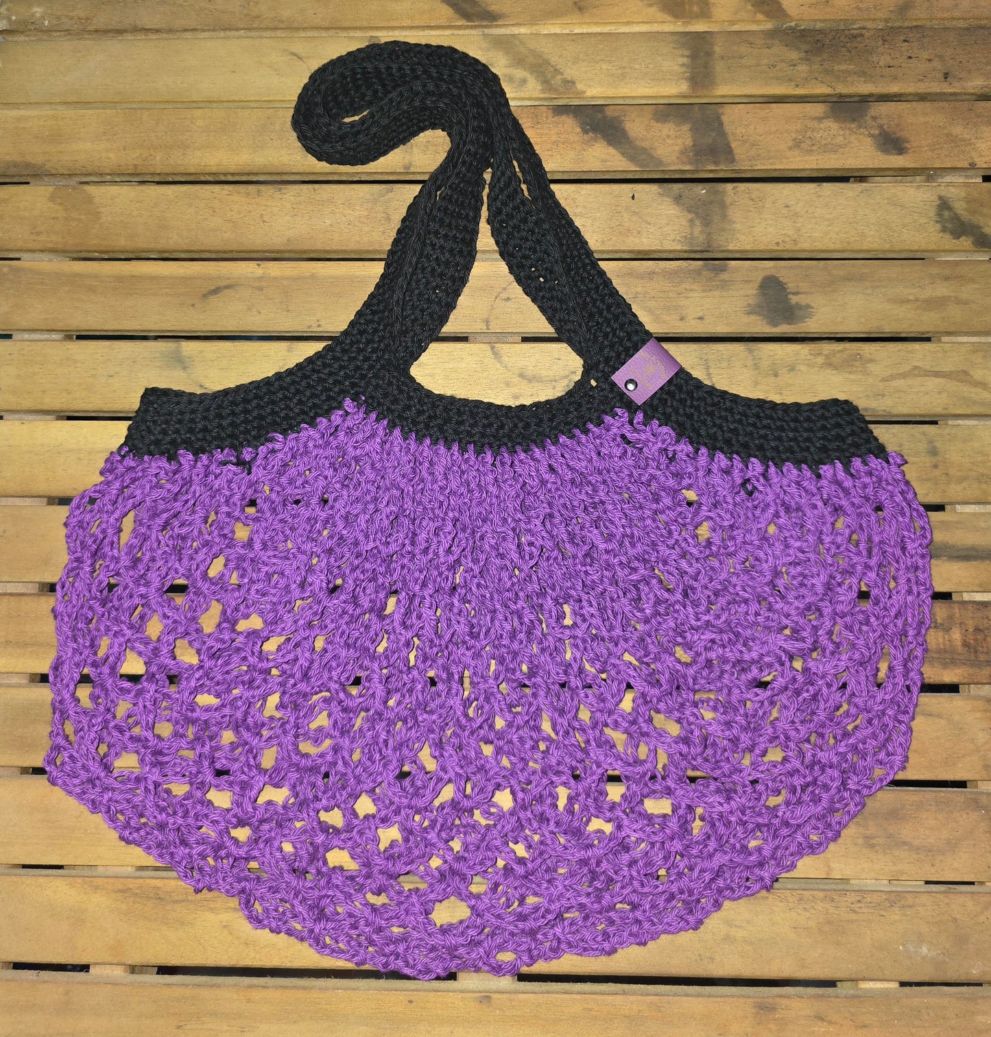 Reusable Crochet Mesh Market  Bag | Handmade  | Eco-Friendly String Bag | Colorful Crochet Grocery Bag | Lightweight Market Bag