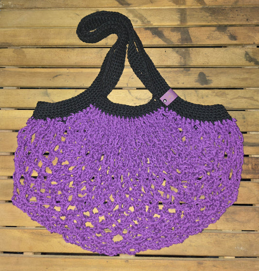 Reusable Crochet Mesh Market  Bag | Made to Order  | Eco-Friendly String Bag | Colorful Crochet Grocery Bag | Lightweight Market Bag